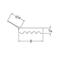 Sello para Puerta de Garaje de PVC, Estándar Estadounidense, Sello Lateral y Superior, Protección Contra la Intemperie