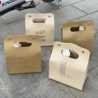 Sacs en cuir, petits sacs cadeaux, sacs cadeaux de luxe pour la distribution du Ramadan, sacs cadeaux pour la fête nationale saoudienne, sacs de distribution en PU