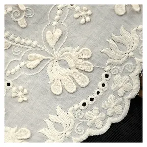 China Supplier French Lace Embroidered Fabric Bridal Fabric For Women