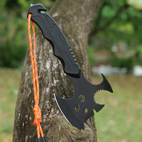 Hache de survie pliable industrielle Bochen pour équipement d'urgence, camping et extérieur