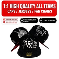 Gorra de Béisbol Era 2025 John & Stan, Diseño Nuevo, Alta Calidad, Roja, Bordado 3D Estéreo, 6 Paneles Planos, Cierre a Presión