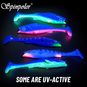 Spinpoler vigor perca de señuelo de pesca 7cm 11cm 14cm Shad UV activa japonesa arte de peces de goma Swimbait para el bajo <span class=keywords><strong>Pike</strong></span> Zander - Product Image 2
