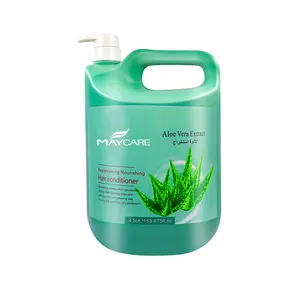 Venta al por mayor 4.5L orgánico crecimiento del cabello Aloe champú y acondicionador crema Unisex adultos Kanza belleza crema hombres anticaída champú