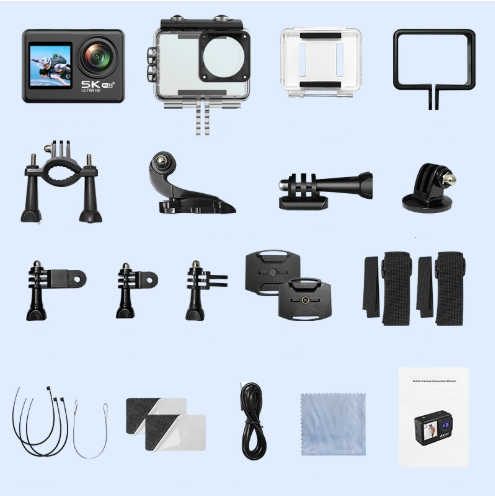 Hongdak New Outdoor Sports Diving Camera Portable Micro HD Photography Recorder 5K30FPS Sports Camera