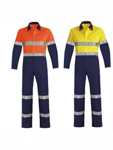 Mono de manga larga para hombre y mujer personalizado al por mayor, mono de una pieza ignífugo FR, ropa de seguridad reflectante - Product Image 2