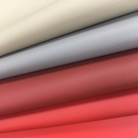 Rouleau de cuir artificiel PVC gaufré en microfibre grain litchi de qualité supérieure, imperméable et écologique pour la sellerie automobile et les meubles