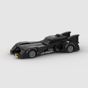 Compatible for Brand <strong>Bricks</strong> <strong>Bat</strong> Mobile Racing Car Assembly ABS Plastic Construction Building Block Toy - Product Image 1