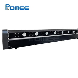 Arandela de pared roja dinámica de 8 ojos, barra de cabezal móvil de haz LED, luz láser DMX512 con efecto de persecución para iluminación de escenario Disco Club - Product Image 2