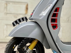 Accesorios de motocicleta CNC, pegatina de soporte de matrícula frontal para <span class=keywords><strong>VESPA</strong></span> SPRINT PRIMAVERA 125 150 GTS 125 250 300 S150 - Product Image 5