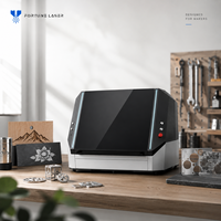 Machine de découpe laser à fibre de bureau 800W, conception avec dissipation thermique efficace, découpeuse de métal stable pour le traitement de petites séries