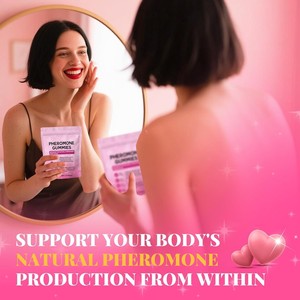 Caramelle Gommose ai Feromoni per Aumentare l'Attrazione e la Sicurezza in Sé Stesse, Supporto Naturale per l'<span class=keywords><strong>Amore</strong></span>, la Chimica e l'Umore, Supporto Immunitario, Purezza al 99% per Donne - Product Image 5