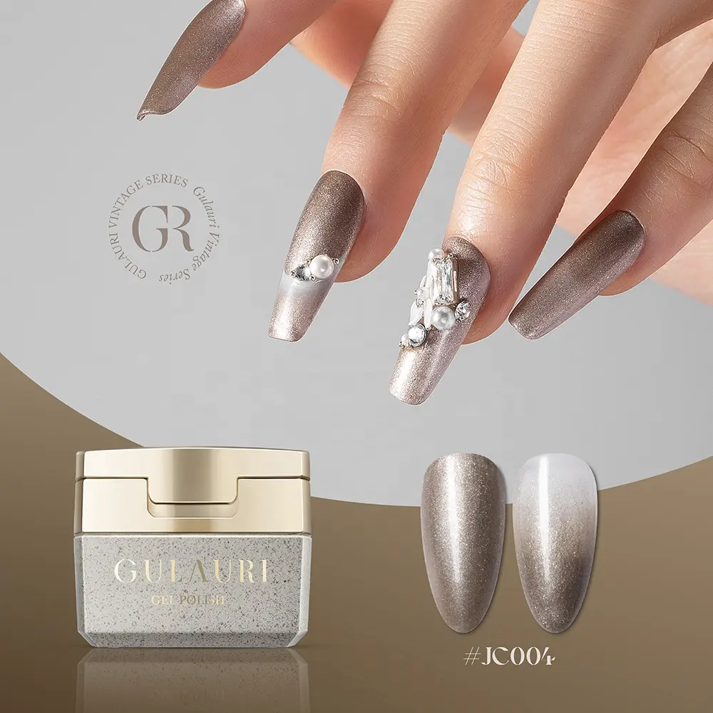 GULAURI salon de manucure produits professionnels gel vernis à ongles matière première naturelle poudre pailletée diy uv nail gel