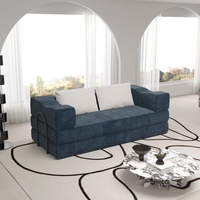 Canapé-lit convertible King Size 80 pouces, 3 places, pliable, avec 2 oreillers, combinaison DIY, sans assemblage
