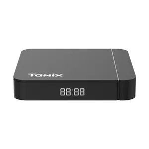 Box TV Manufacturer Wholesale Best 5G Dual Wifi New Tanix W2 Amlogic S905W2 2GB 16GB Smart 4K Android TV Box Android 11 TV Box
