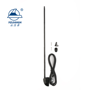Antena Tipo Tornillo De 4.7 Pulgadas - Acabado Negro Pulido En Aluminio/fibra De Carbono, Para Radio O Estilo Personalizado