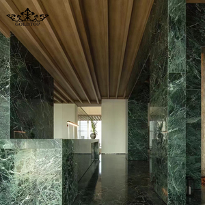 GOLDTOP Luxury Polished Prrada Green <b>Marble</b> Vibrant Emerald Slabs for High End Retail Walls and Luxury Hotel Feature Designs - Product Image 5