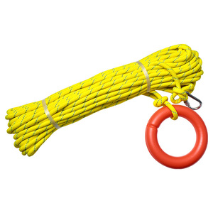 Cuerda de Rescate Acuática Yasian de 9.5mm, Cuerda de Seguridad Reflectante Flotante de Polímero de Alta Calidad con Anillo Fluorescente para Rescate en Piscinas - Product Image 5
