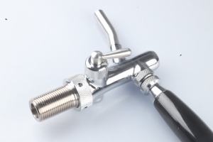 Distributeur de bière réglable G1/2 et G5/8 PERA TJ020A avec robinet, garantie 3 ans, filtre en acier inoxydable, métal poli - Product Image 5