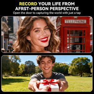 Lunettes Intelligentes IA 2026 avec Caméra 8MP, Enregistrement Vidéo HD, Commande Vocale, Reconnaissance d'Objets, Traduction en Temps Réel G300, Étanchéité IP67 - Product Image 4