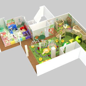 Parque <span class=keywords><strong>Infantil</strong></span> Temático de Bosques y Árboles para Niños, Diseño Personalizado, Área de Juegos Interior de Madera para Guarderías Montessori y Restaurantes - Product Image 4