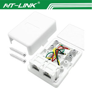 Boîte de jonction pour câble téléphonique RJ11 6P4C, boîte à rosace, 2 ports pour connecteur - Product Image 6