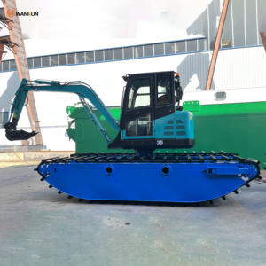 휴대용 미니 수륙양용 굴삭기 수륙양용 굴착기 준설용 플로팅 폰툰 준설기 - Product Image 4