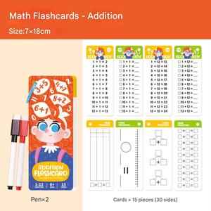 Ngoài ra trừ Phép Nhân phân chia khô xóa tái sử dụng Toán Học THẺ FLASH cho 0-12 5 đến 7 năm 2 3 lớp 4 trẻ em - Product Image 6