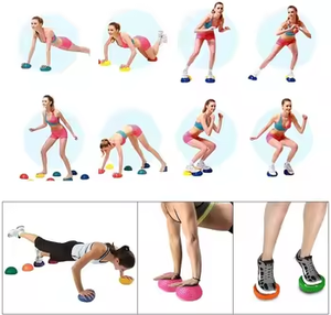 16,5x8,5 cm PVC Spiky Half Ball Integración sensorial Yoga Fitness Masaje - Product Image 6