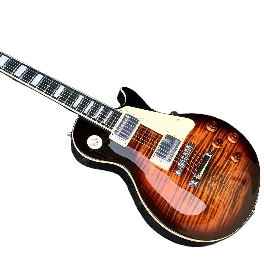 LP padrão 1959 R9 Guitarra Elétrica Rosewood Fingerboard Chrome Hardware Tune-o-Matic Bridge