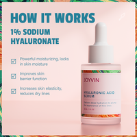 Sérum Visage Liquide en Gros 1% Acide Hyaluronique Non Gras Ultra-Hydratant pour Raffermir et Hydrater les Peaux Sèches