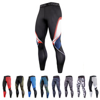 Legging de yoga personnalisé de haute qualité Running Sport Gym Tights Camouflage Training Compression Pants pour hommes