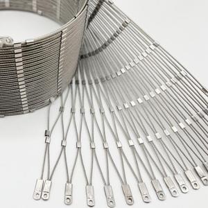 Chất lượng cao AISI 304 316 x-có Xu Hướng cáp lưới thép không gỉ Wire Rope webnet cho chim dây lưới cho chuồng vườn thú hàng rào - Product Image 1