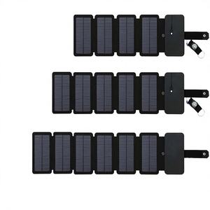 Panneau solaire portable multifonctionnel CB Outdoor, pliable, en ABS, sortie USB 5V 1A, outil de camping haute puissance - Product Image 1