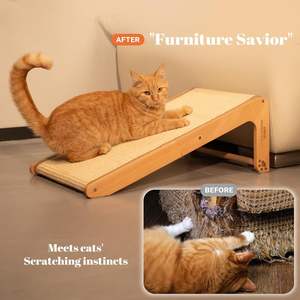 Kedi tırmalamak kurulu oluklu CatScratcher kapalı kediler için Catnip kedi Scratch Pad ile Premium Scratch dokular tasarım - Product Image 2
