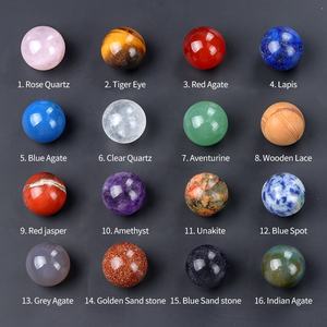 Piedra preciosa pulida de ágata amatista Natural no porosa de 14mm al por mayor con forma de bola grabada - Product Image 4