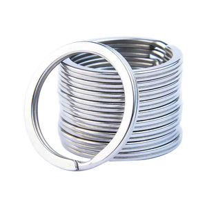 Stainless Steel Key Ring Round Thick Thin Various Sizes Keychain DIY Car Key Ring Hard Wearing Luxury Style - Product Image 5