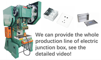 Boîte de jonction de boîte électrique à grande vitesse de prix usine faisant la machine