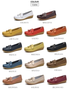 2026 nuova scarpa personalizzata KJ scarpe da <span class=keywords><strong>donna</strong></span> con nappe <span class=keywords><strong>mocassini</strong></span> taglia 35-44 scarpe da barca piatte - Product Image 2