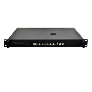 Codificador Modulador ASI IP ISDB-T/DVB-T/DVB-C de 24 Canales Full HD, Compresión H.264/H265, Convertidor RF, Equipo de <span class=keywords><strong>TV</strong></span> Web Metálico - Product Image 3