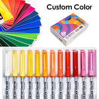 M01 – Ensemble de stylos marqueurs acryliques de haute qualité à 12, 24, 36 ou 48 couleurs, type liquide direct, pour peinture, cadeau, stylo fineliner