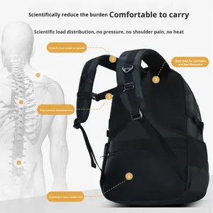 Nouveau Sac à Dos Scolaire 2025 Grande Capacité en Oxford Camouflage Léger pour Garçons Lycéens/Étudiants du Second Cycle du Secondaire en Nylon Respirant - Product Image 4