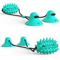 Jouet à mâcher pour chien le plus vendu, balle cactus à double ventouse, bâton de nettoyage dentaire et de mastication, balle de lancer en TPR Ventalor 160x80cm