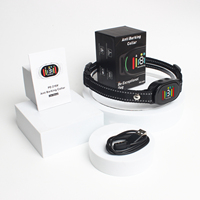 Humane Vibrations-Antibellhalsband für Hunde mit KI, wiederaufladbar, 4 einstellbare Empfindlichkeitsstufen, Haustierzubehör, Farbdisplay