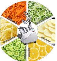 Gediversifieerde Groentesnijder Robuuste Multifunctionele Snijmachine Chopper Met 220V Motor Motor Voor Fruit Aardappelen Meel Molen Gebruik