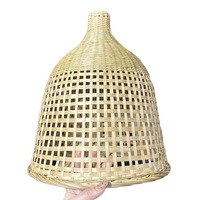 Abat-jour en osier naturel fait main, luminaire suspendu vintage, style ferme américaine, pour restaurant, décoration intérieure, éclairage suspendu