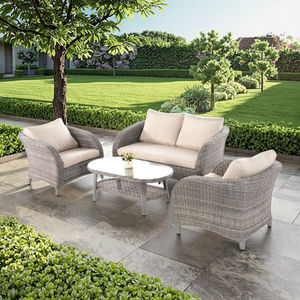 Yoho, gran oferta, marco de aluminio de ratán moderno, muebles de exterior ecológicos, juego de sofás de jardín para uso en Patio y Hotel - Product Image 3