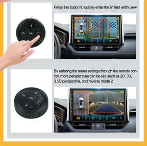 Convient pour le pick-up argenté 3d 1080p nouvelle voiture Ai caméra à 360 degrés autour du système de vue avec Super Vision nocturne - Product Image 4