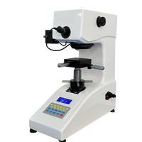 Durómetro Micro Vickers de 10-1000kgf con torreta manual o automática, pantalla LCD, escala HV/HK, carga y descarga automáticas