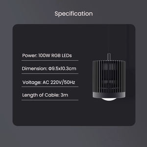 <span class=keywords><strong>MAYIN</strong></span> 100-240V Super Color 100W LED Downlight para Acuarios con Plantas, Ajuste de Temporización, Iluminación para Peces - Product Image 6