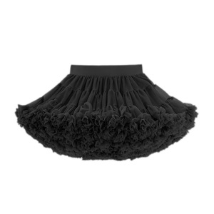 Venta al por mayor faldas para niños Falda plisada de niveles arco niño tutú de alta calidad bebé niña capa falda de tul niños caliente <span class=keywords><strong>rosa</strong></span> azul oscuro tutú - Product Image 5